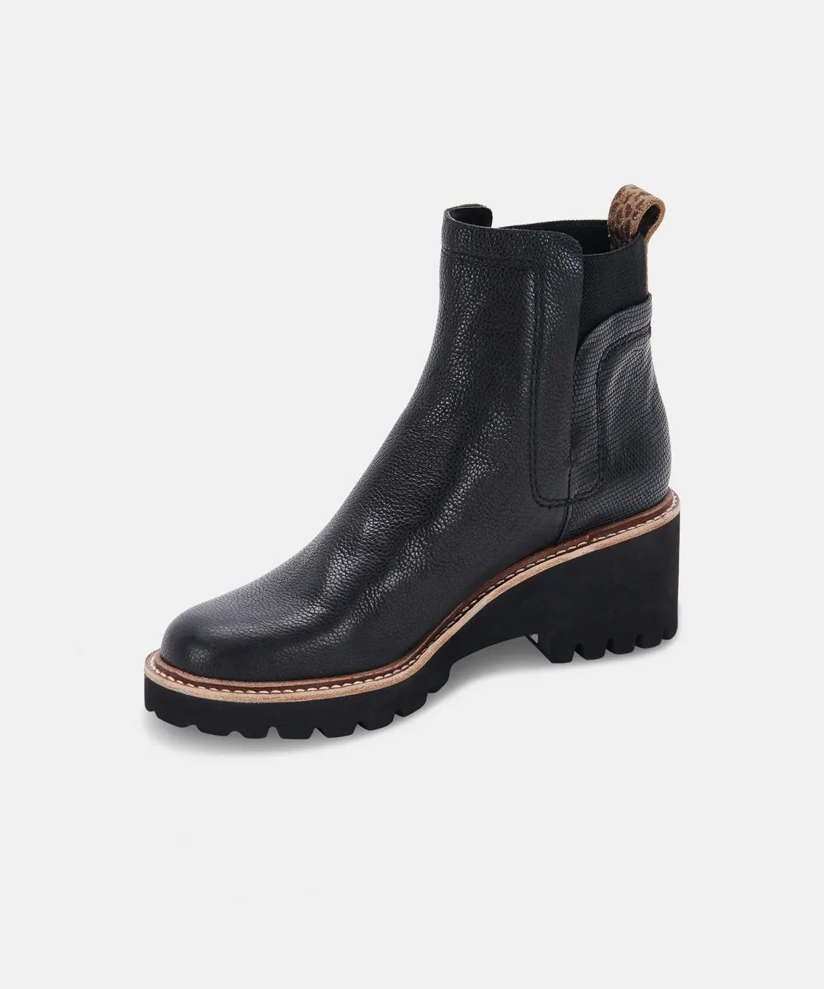 Huey H2O Waterproof Boots - Black Leather