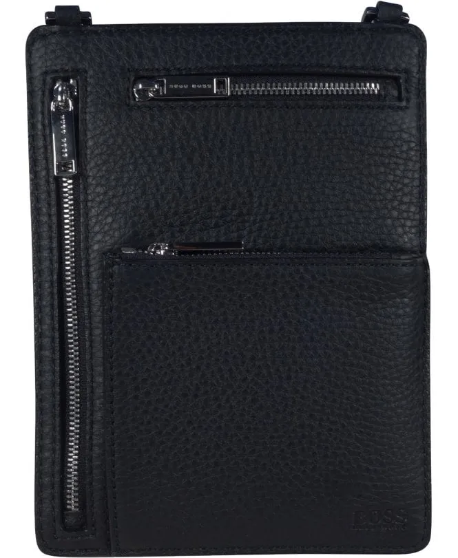 Hugo Boss Business  Hugo Boss Bag Leather Zipped Neck Pouch