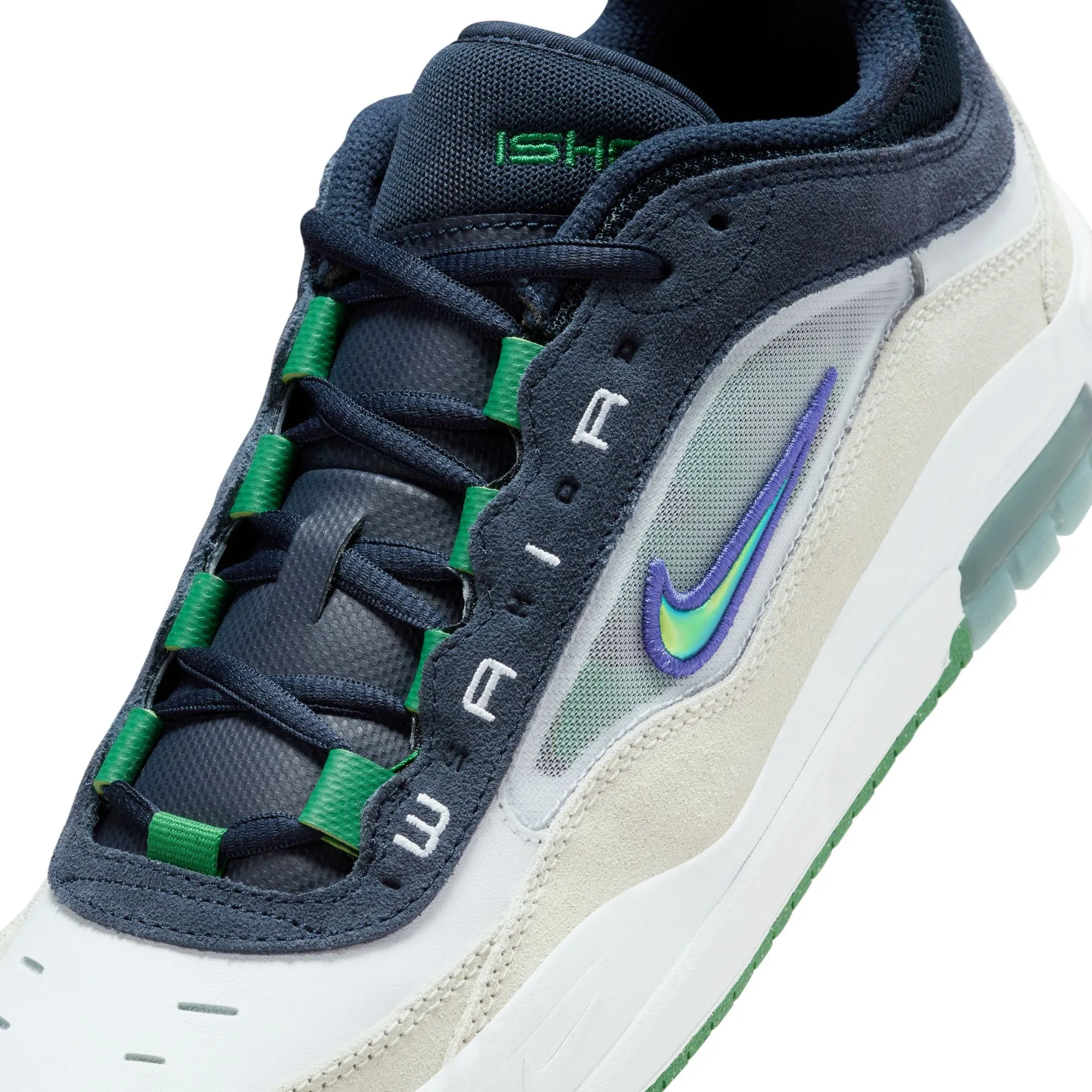 Ishod 2 Skate Shoes in White/Purple/Green