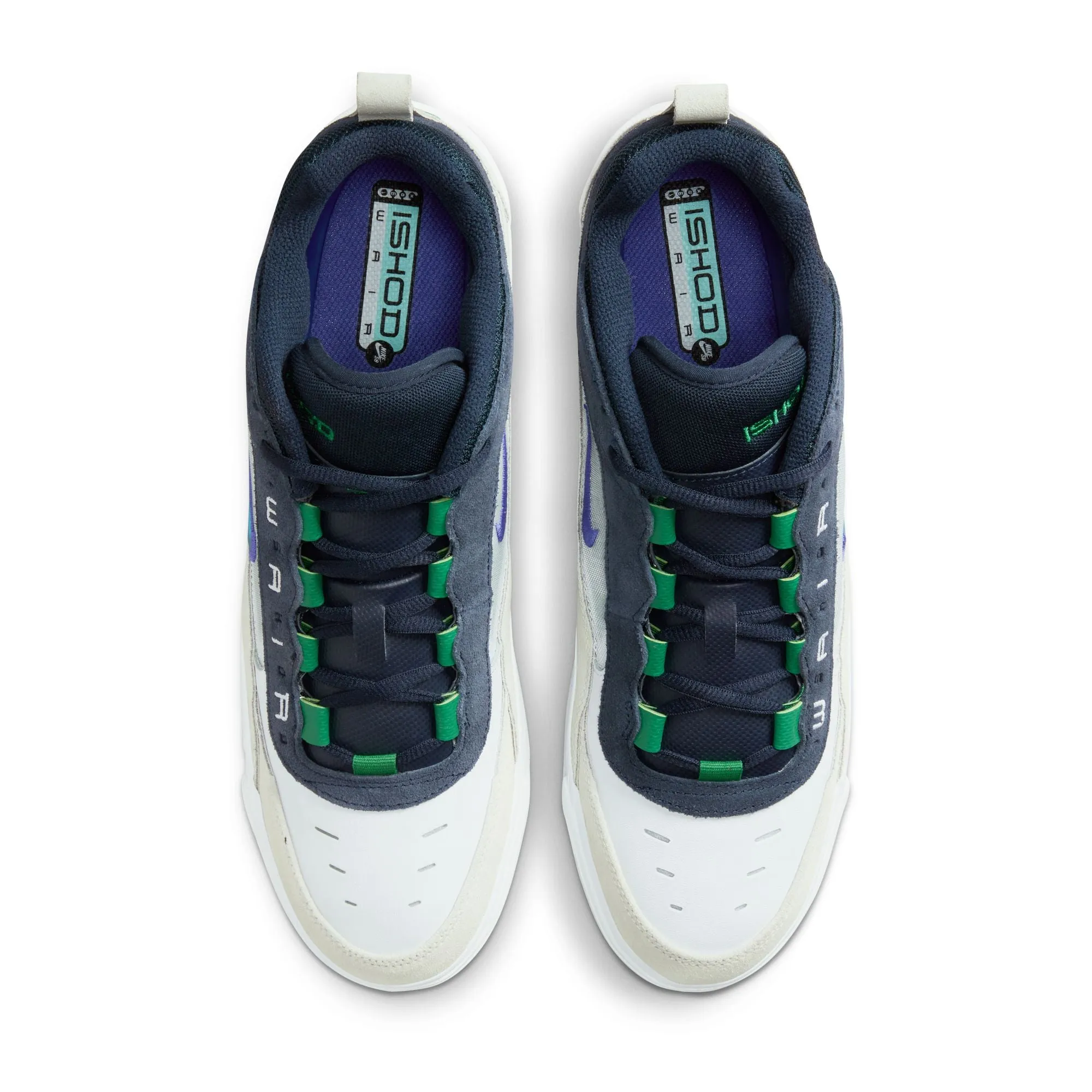 Ishod 2 Skate Shoes in White/Purple/Green