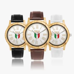 Italia Italian Olive Wooden Watch