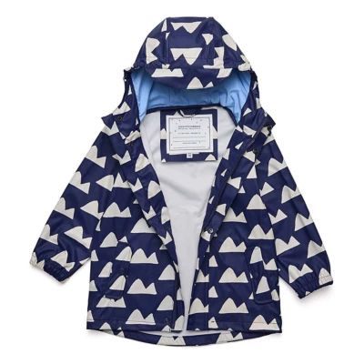Kids' Snapper Rock Peak to Peak Recyclced Rain Jacket