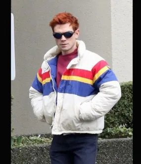 Men's KJ Apa Riverdale Star Puffer Jacket