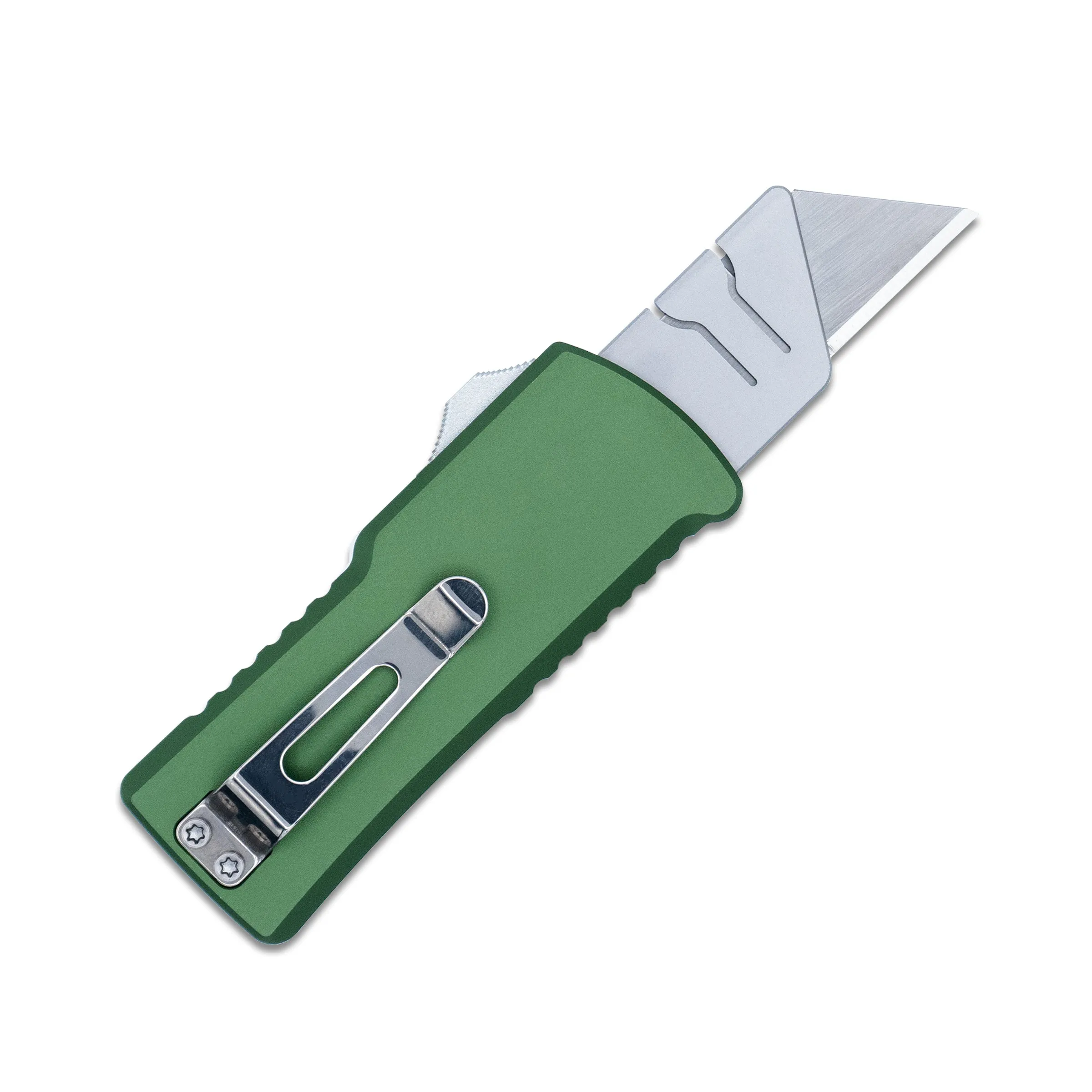 Green OTF Knife for Various Tasks