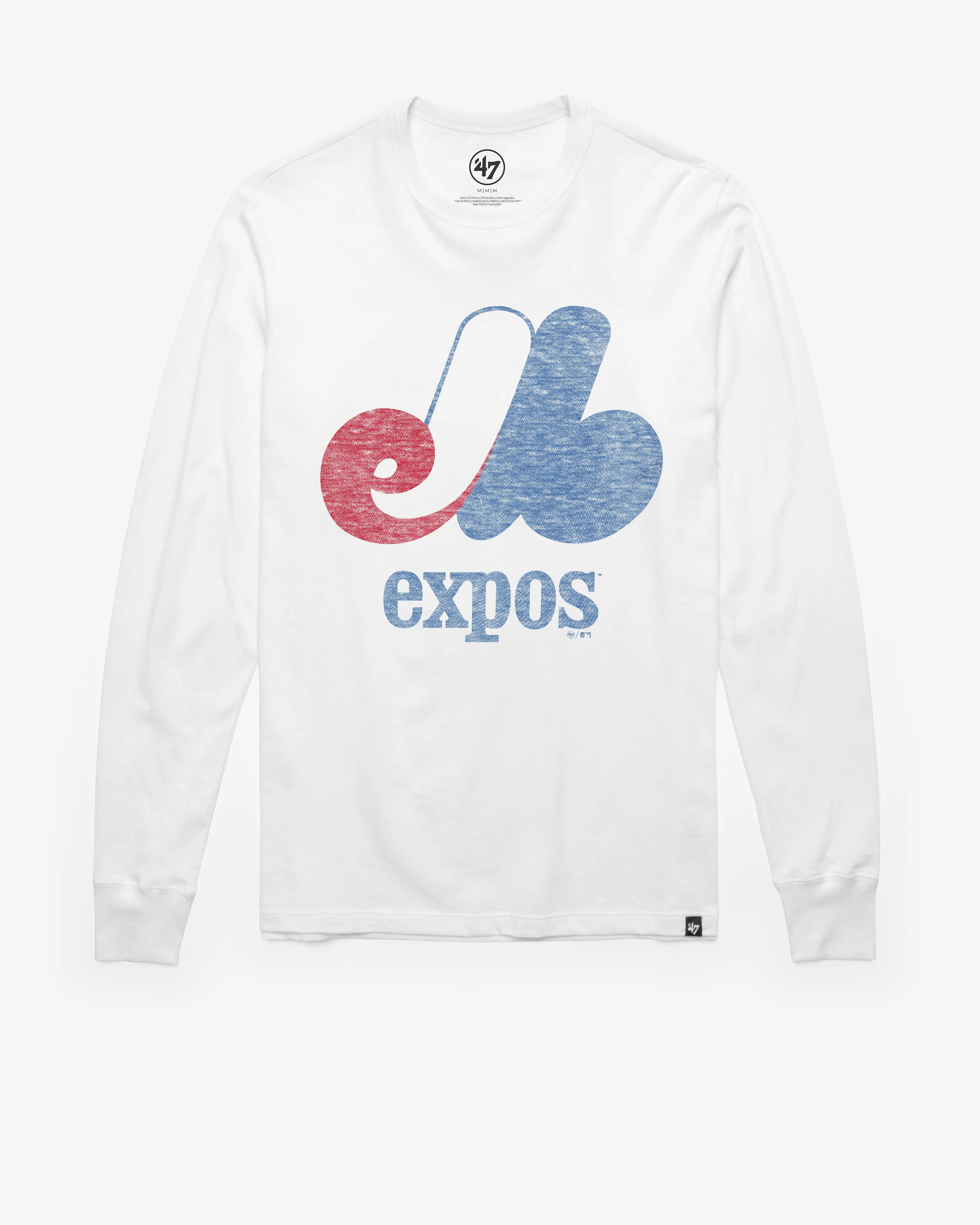 Montreal Expos Cooperstown Premier 47 Franklin Long Sleeve T-Shirt