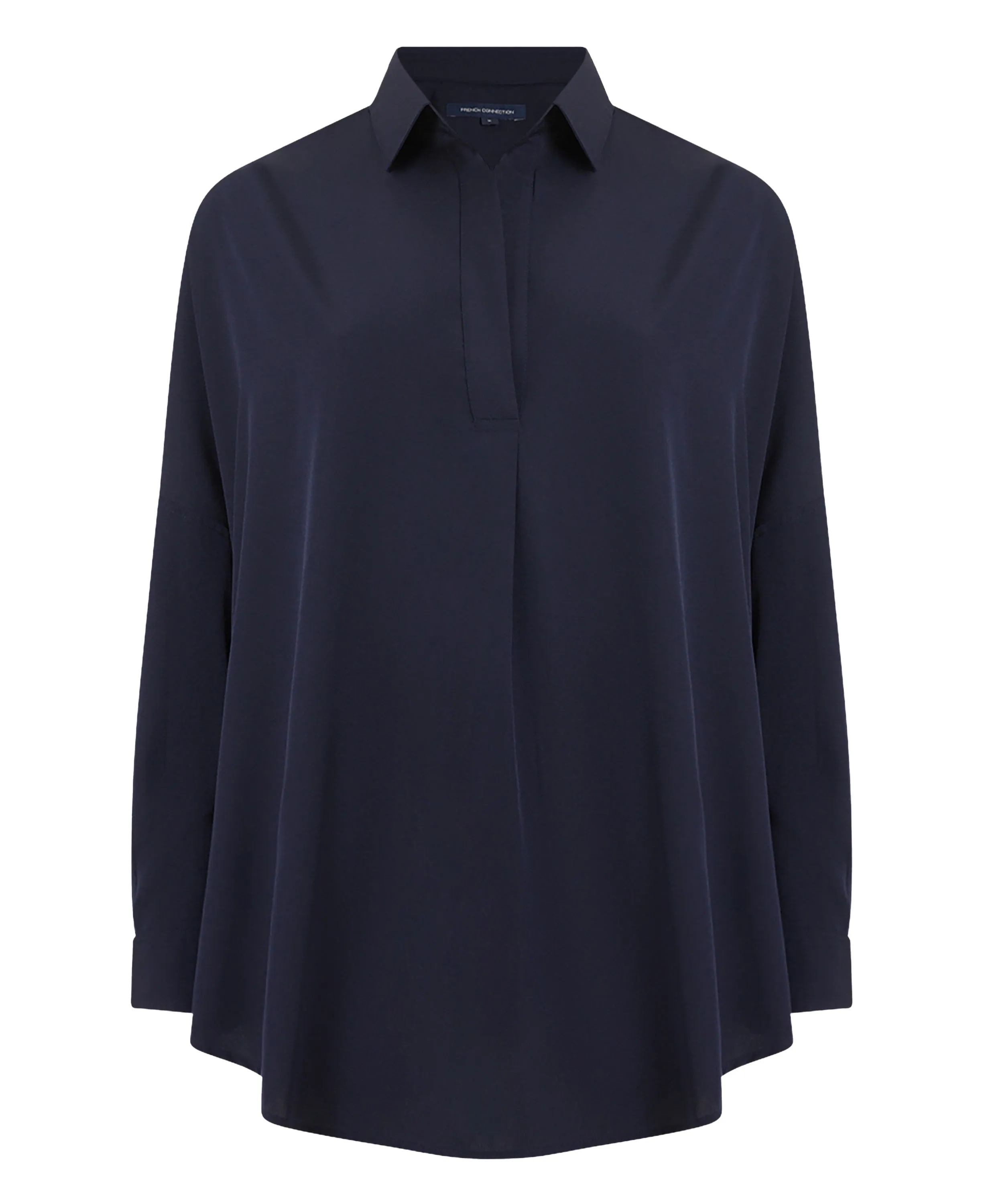 Light Recycled Utility Blue Popover Shirt