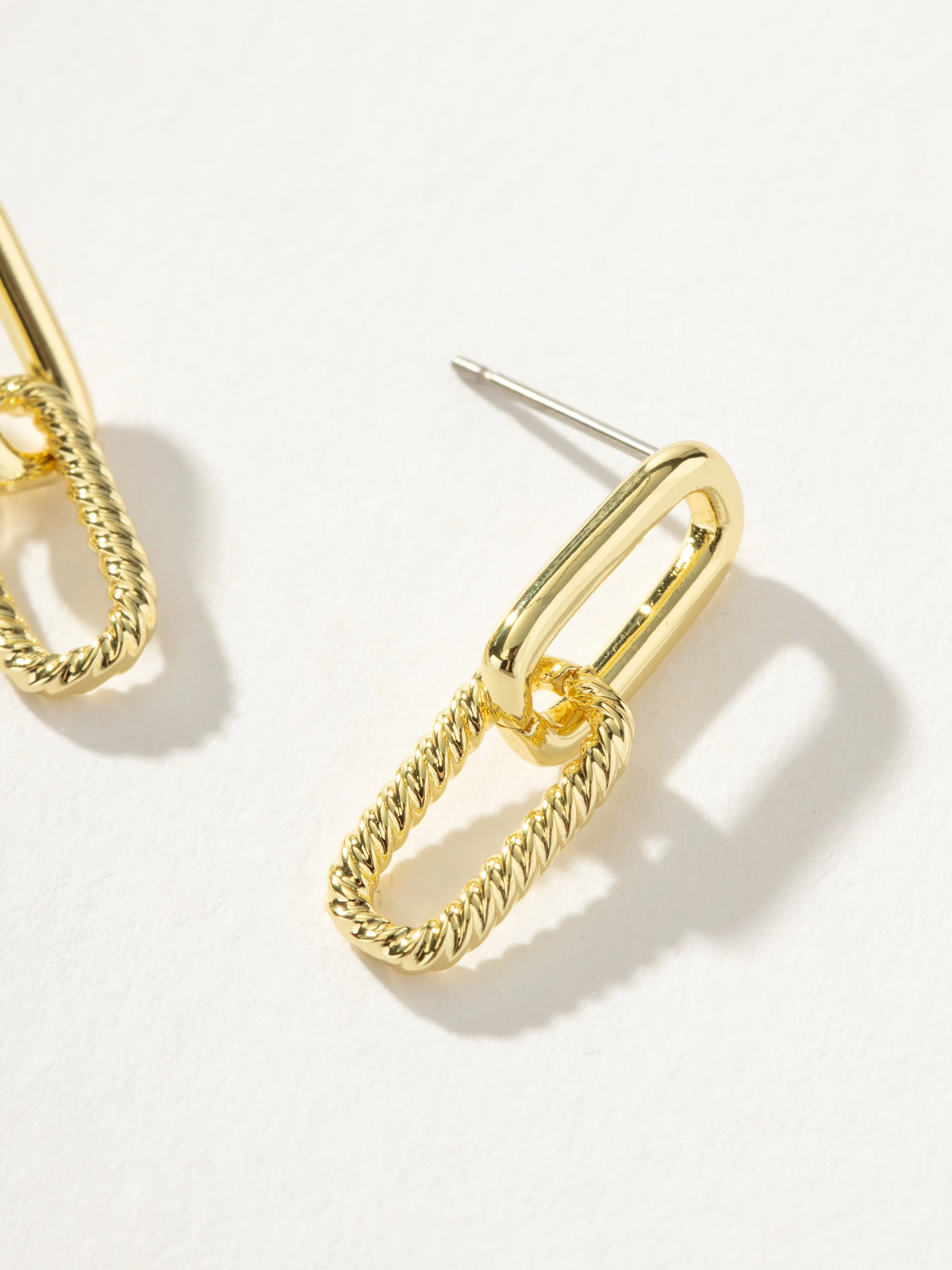 Interconnected Chain Earrings