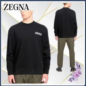 Crew Neck Cotton Oversized Long Sleeves Logo Shirt Luxury