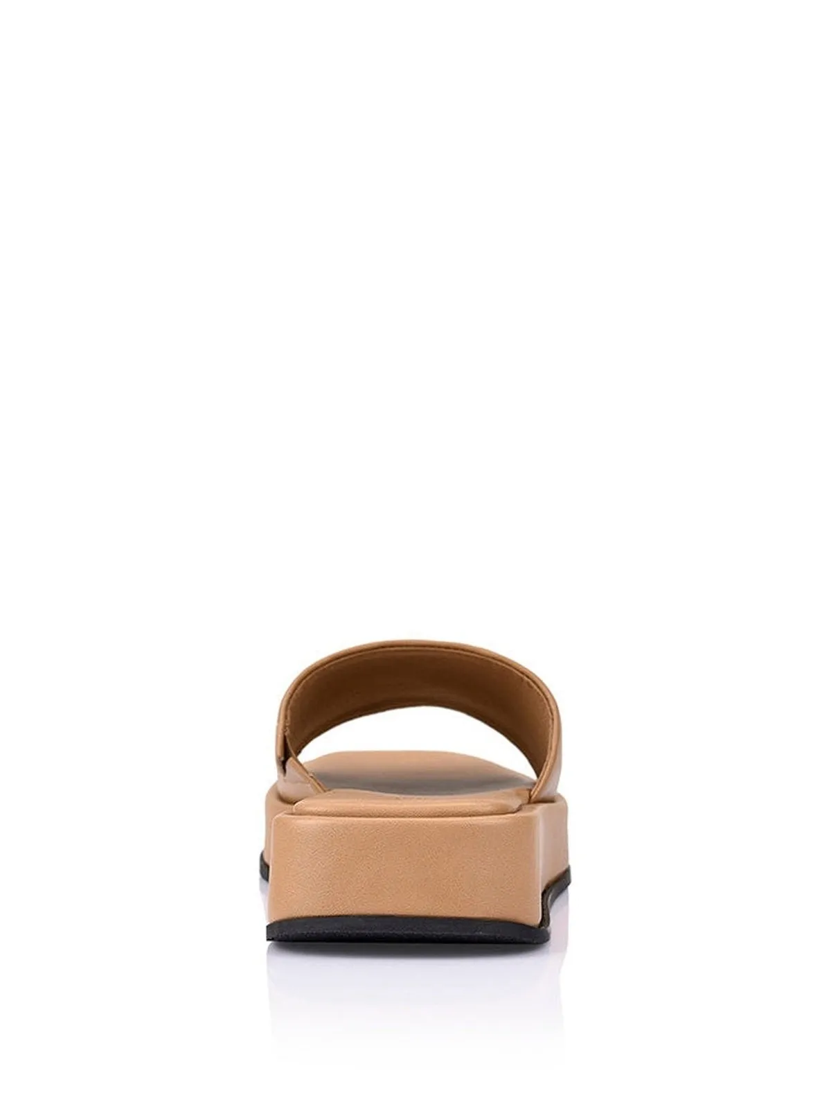 Morris Soft Tan Flatform Sandals