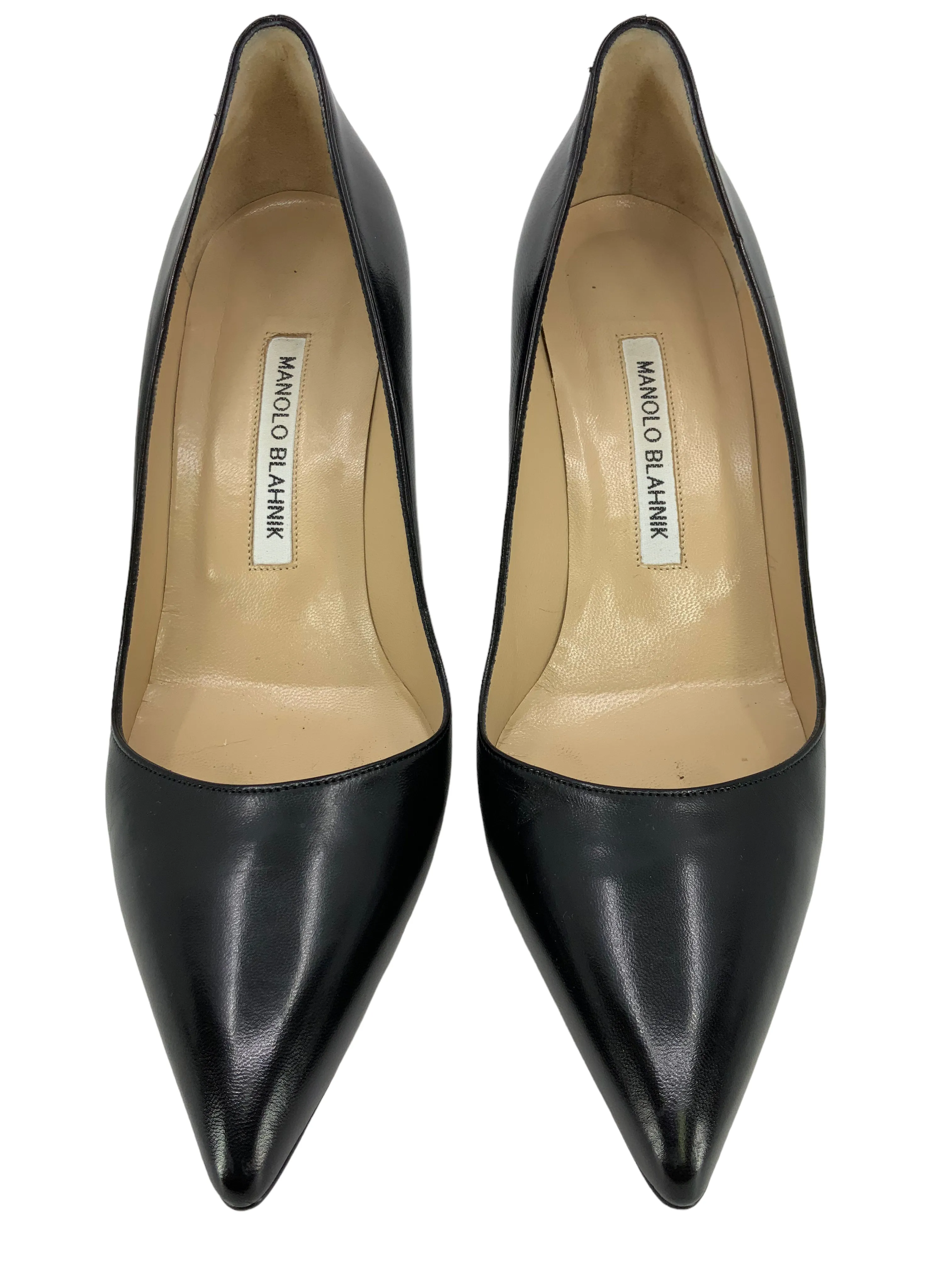 Manolo Blahnik Leather Pumps Size 8.5