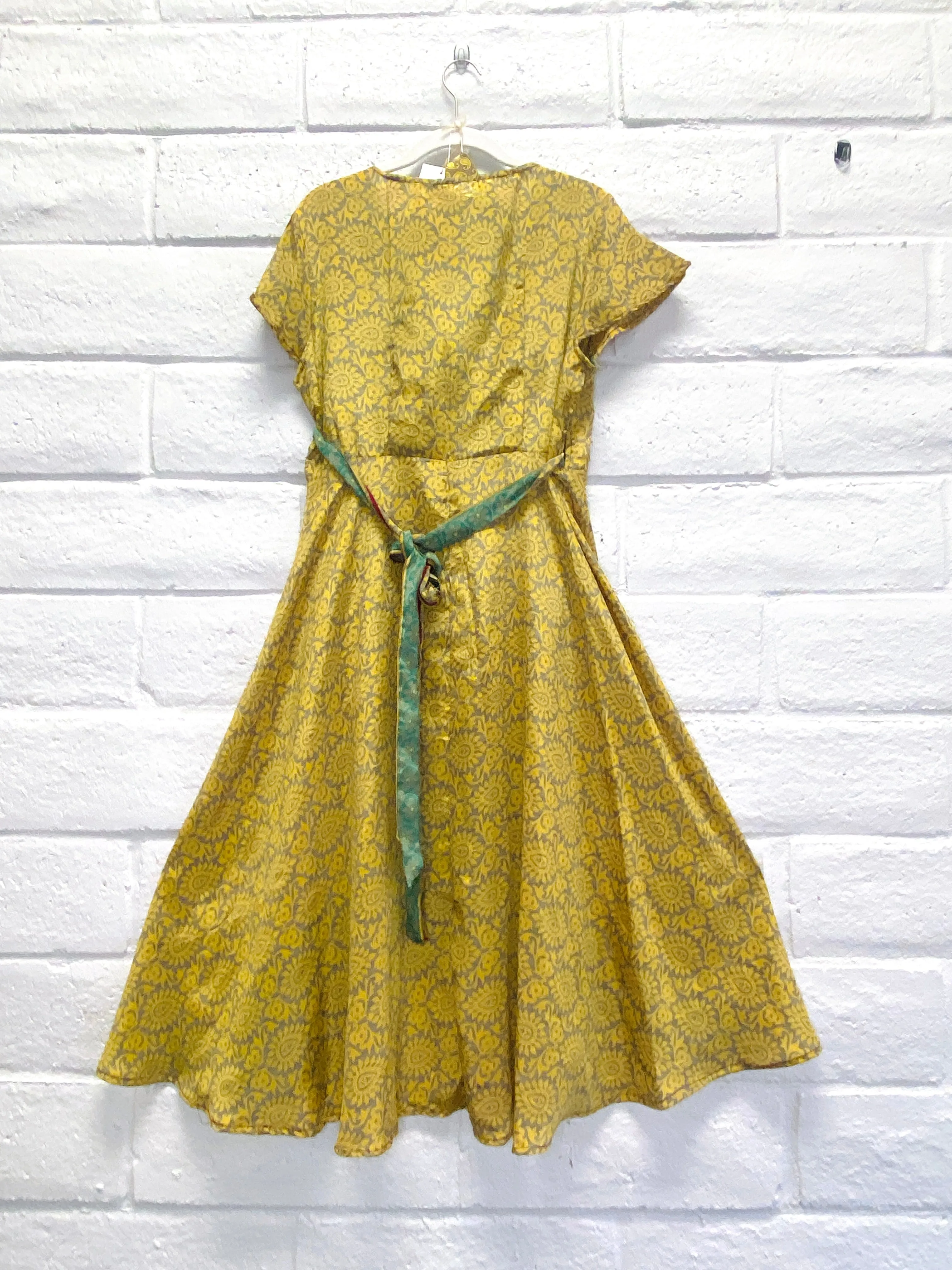 Mellow Yellow Wrap Dress L