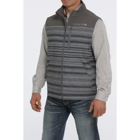 Men's Gray Bonded Vest