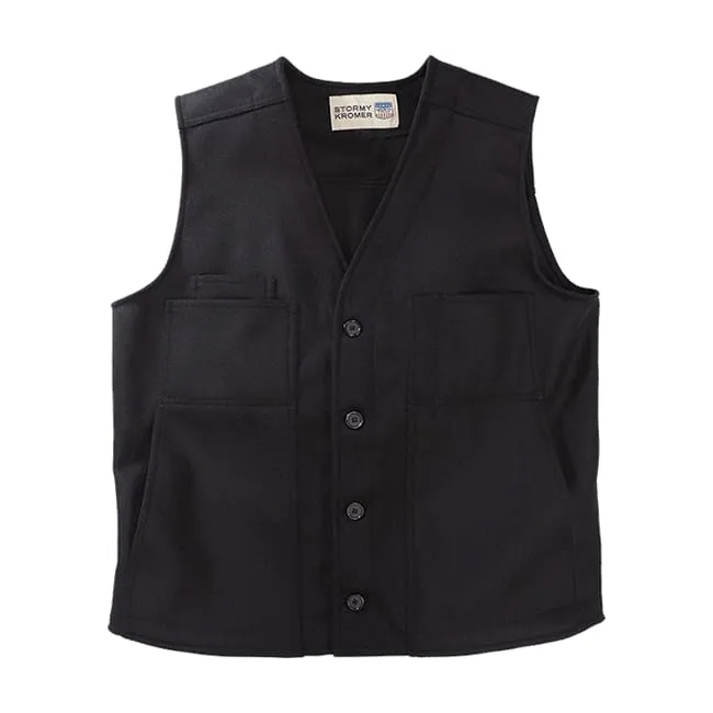 Men's The Button Vest in Black - XXL