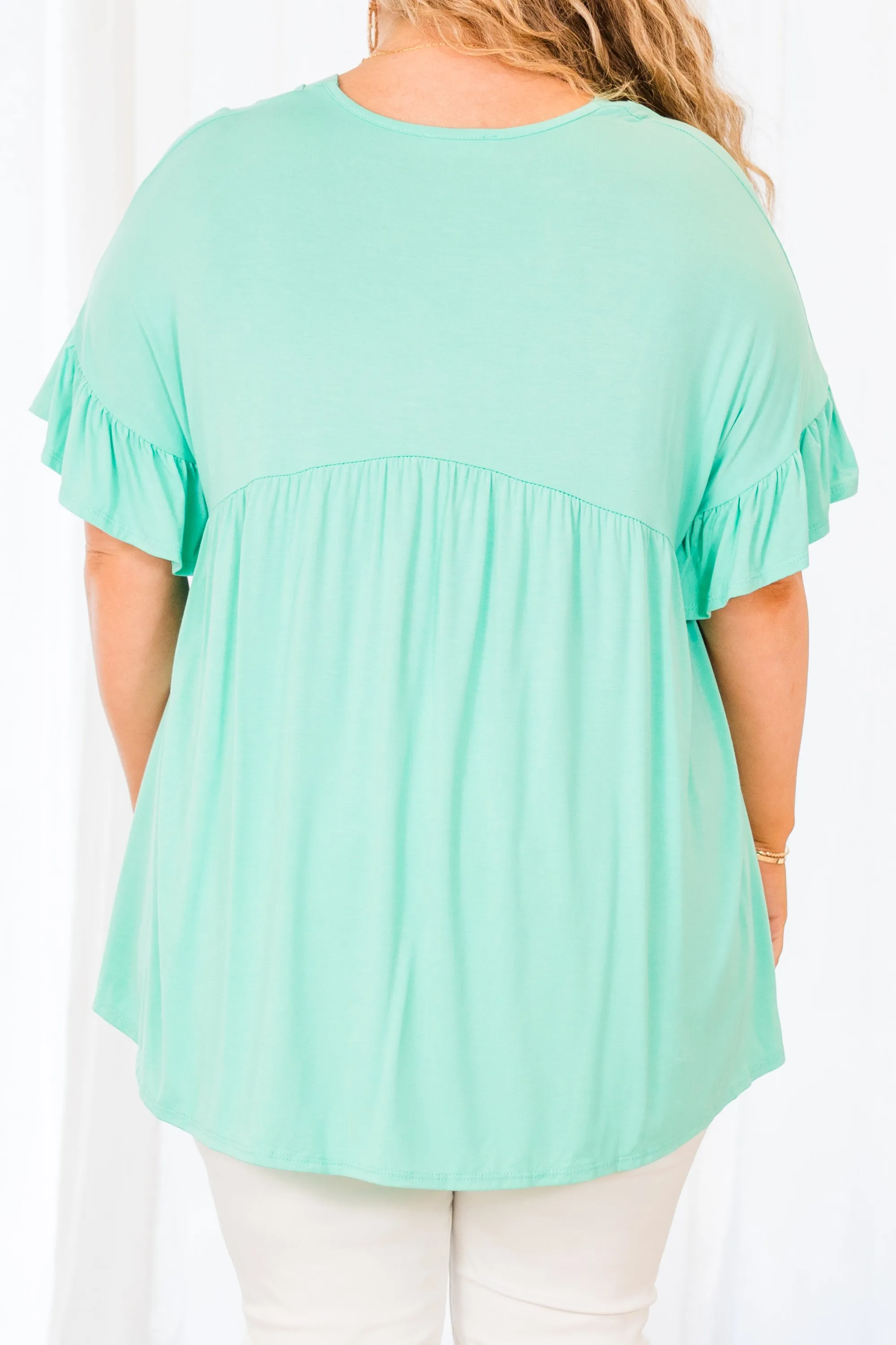 Trendy Mint Bittersweet Top