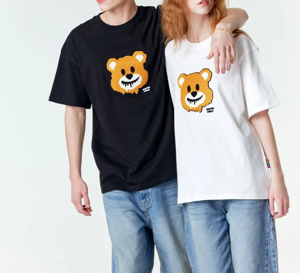 Oversized Street Style Unisex Short Sleeves Blended Fabrics