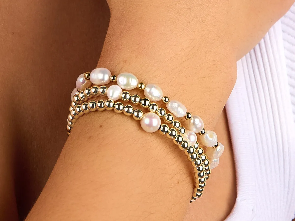 Multi-Pearl Bracelet with 4mm Beads