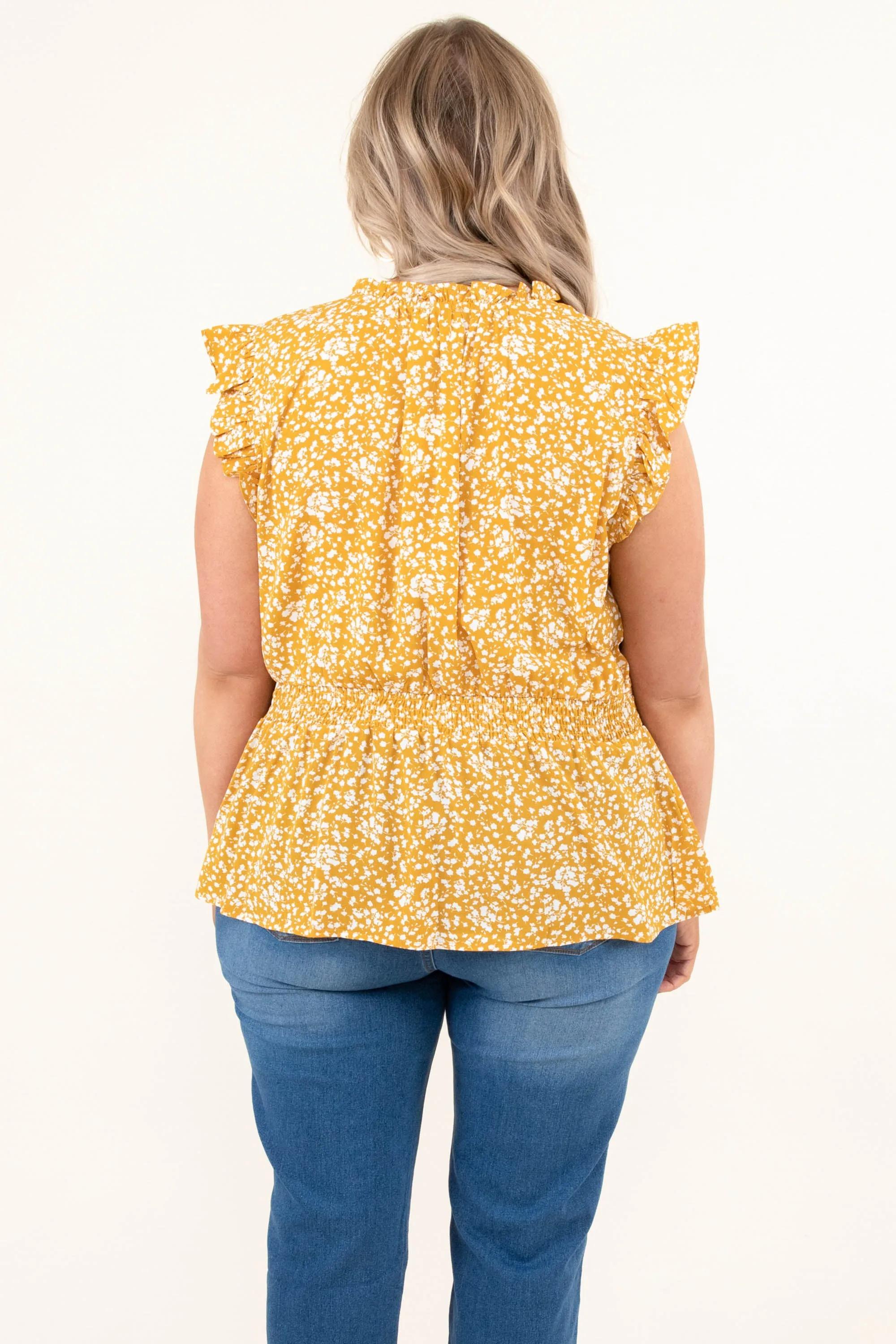 Cheerful Mustard Future Blouse