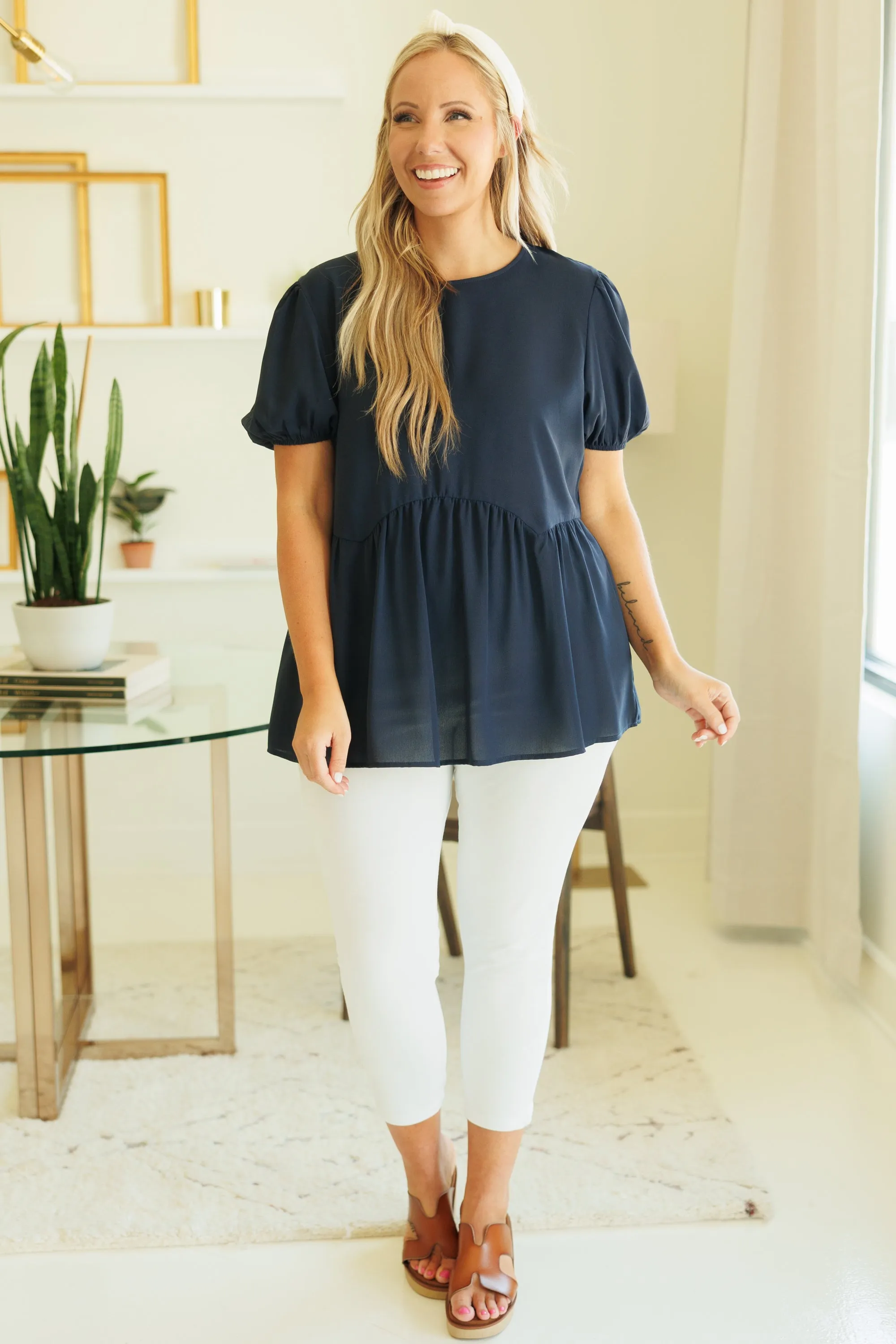 Navy Top Who I've Been Searching For