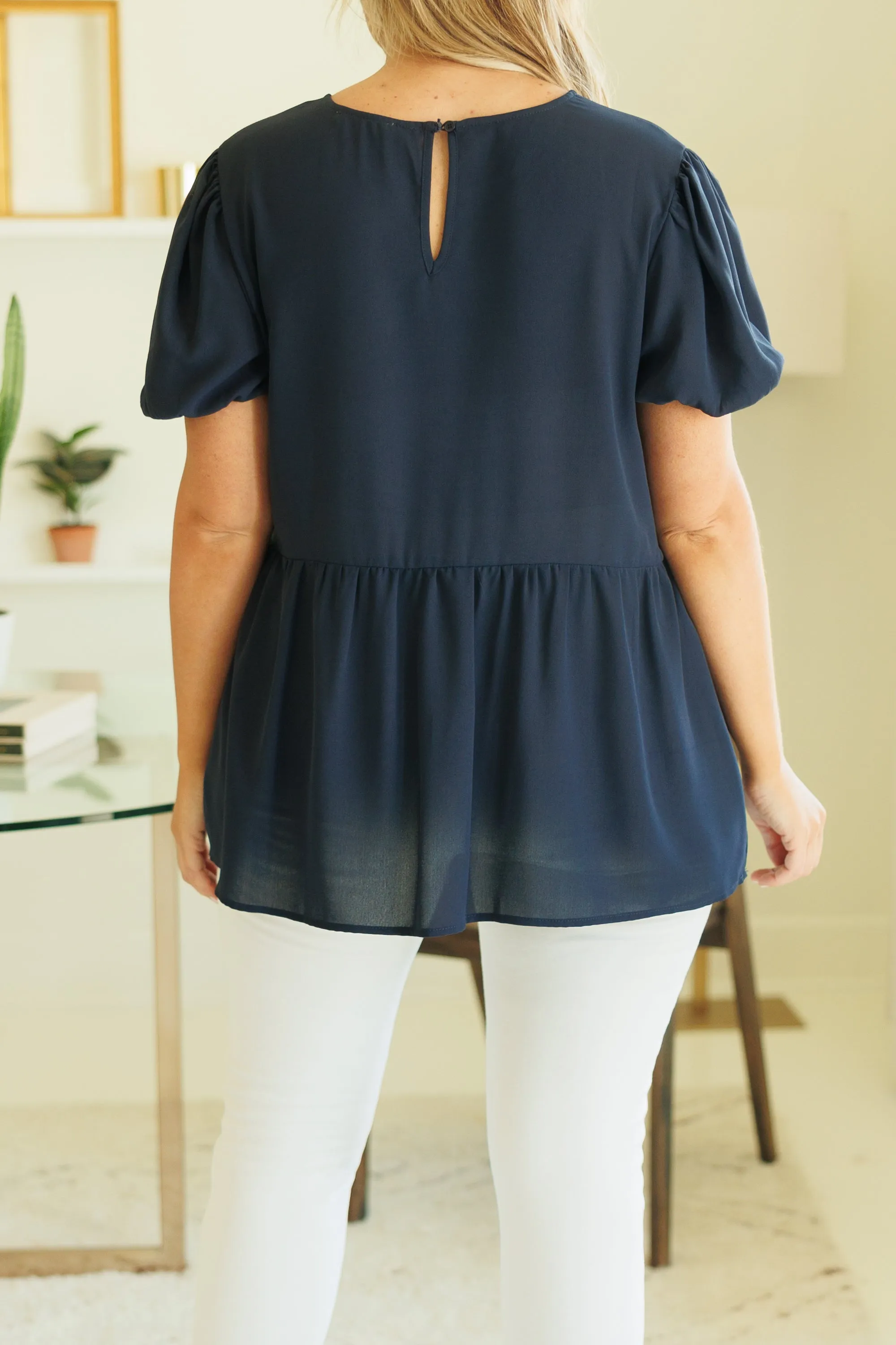 Navy Top Who I've Been Searching For