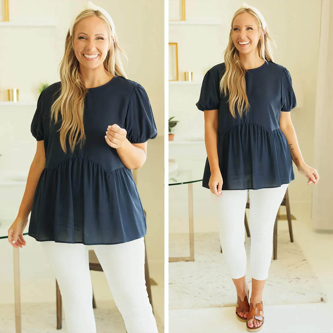 Navy Top Who I've Been Searching For