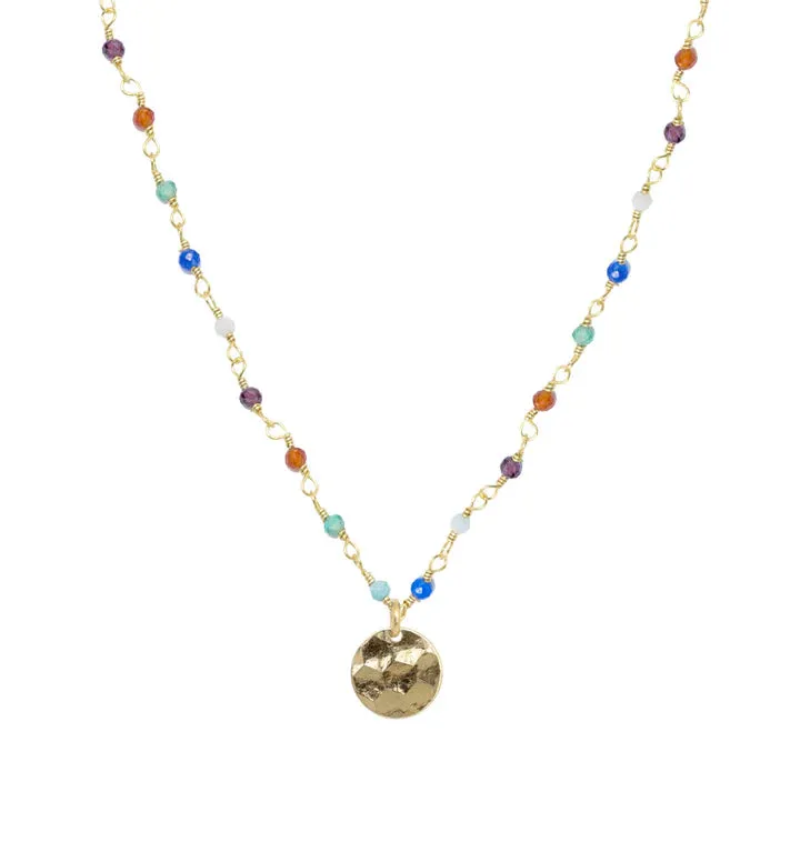 Multi Nila Mini Stones Necklace