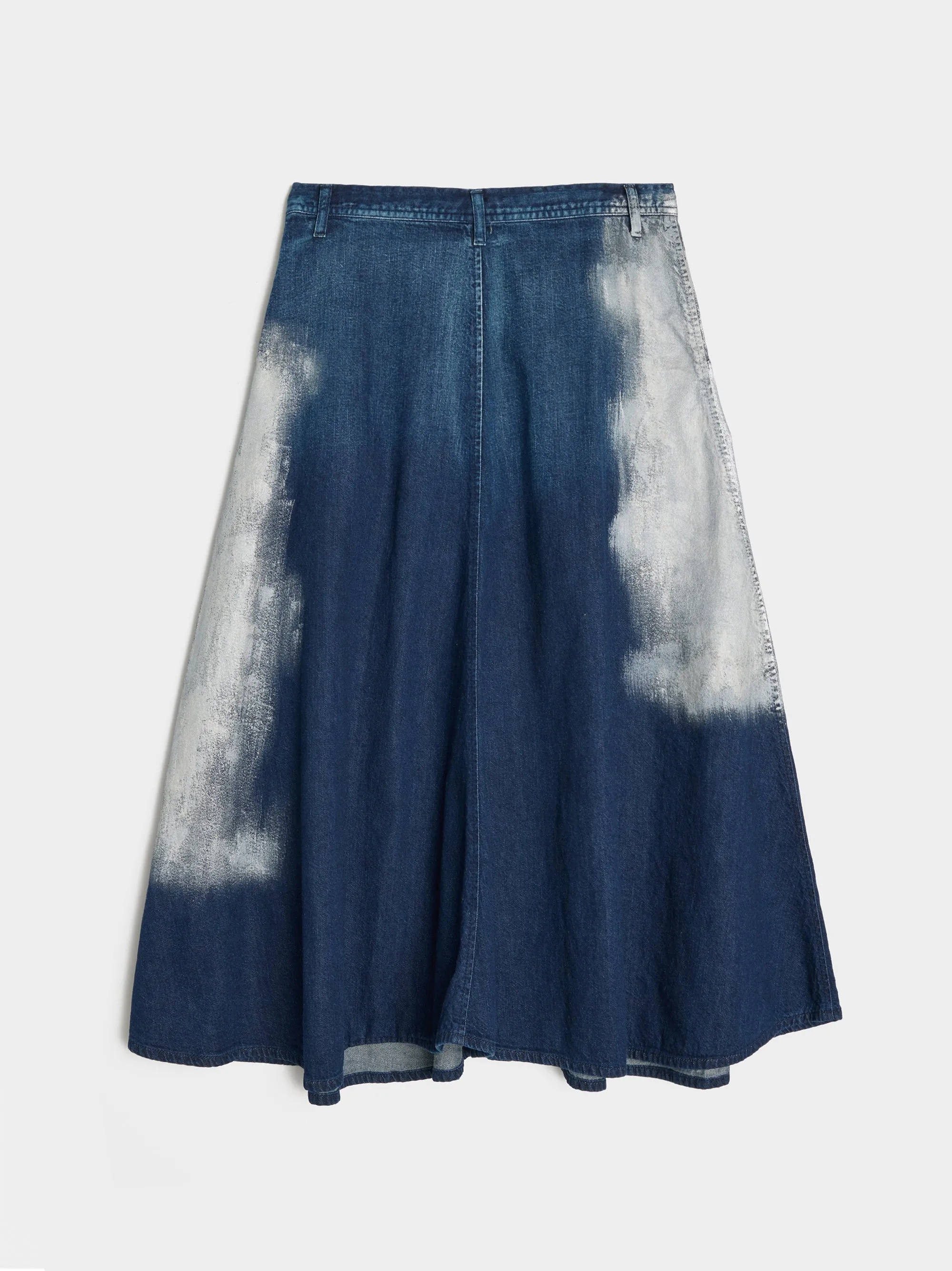 Indigo Panel Pocket Skirt