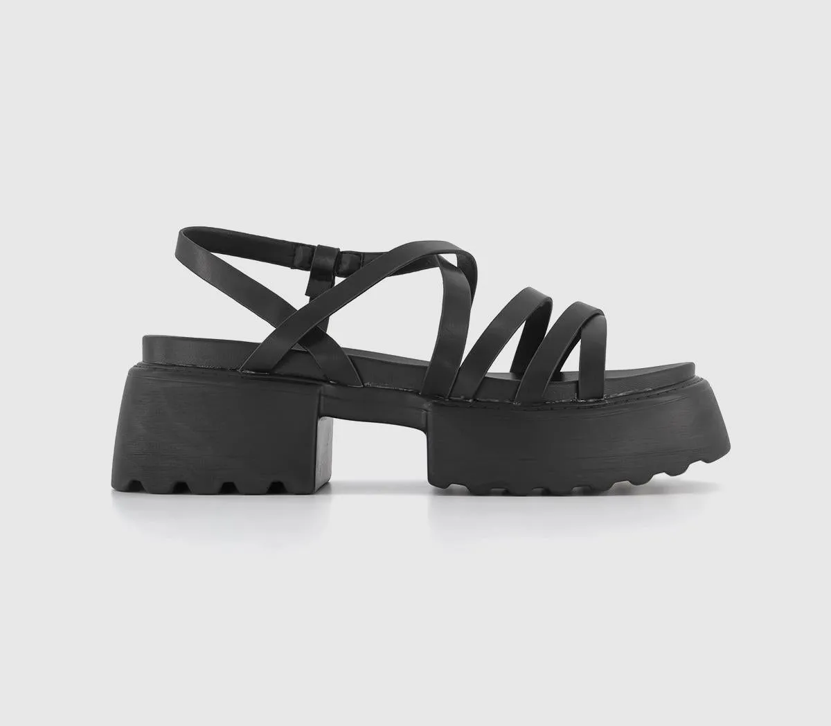 Office Maverick Chunky Multi-Strap Sandals