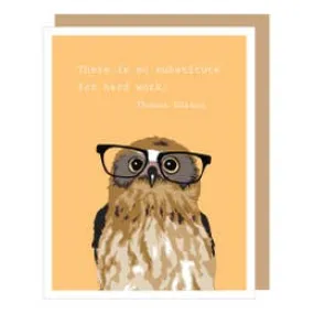 Owl Graduation Greeting Card