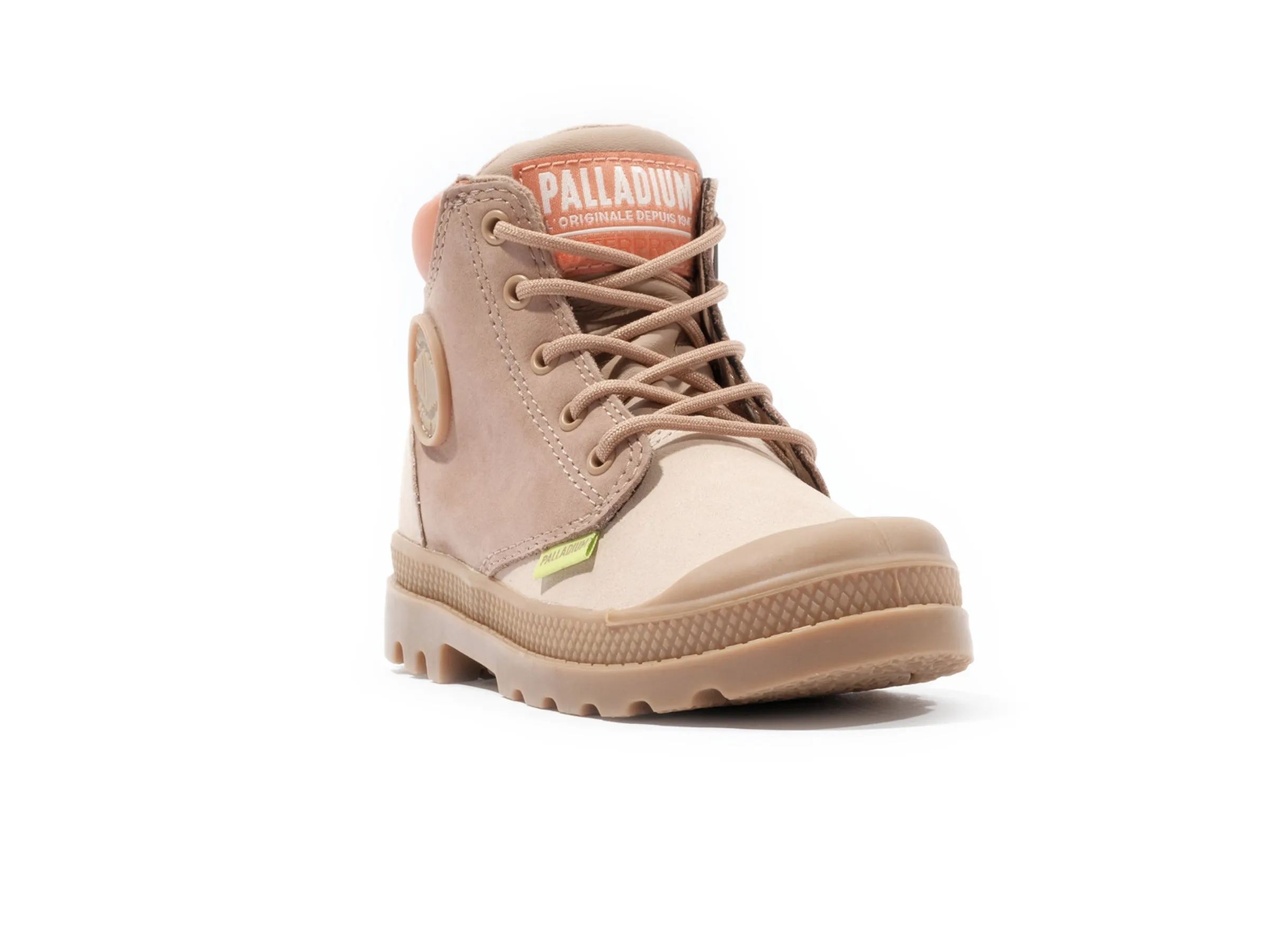 Pampa Hi Cuff Waterproof OZ in Beige Tan/Nude Brown