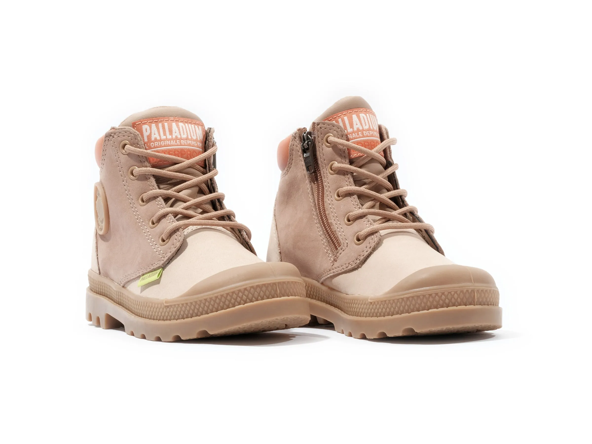 Pampa Hi Cuff Waterproof OZ in Beige Tan/Nude Brown