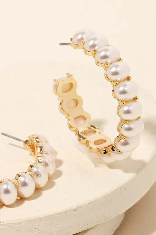 Elegant Pearl Earrings