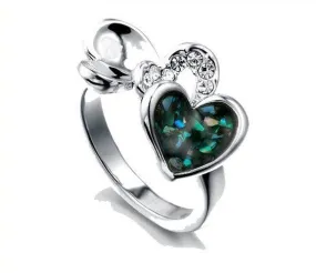 Cute Hearts Ring in Petite Size