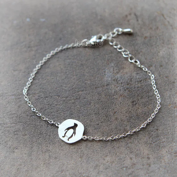 Penguin Cutout Bracelet