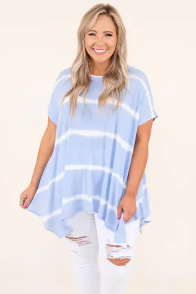 Periwinkle Tunic Movin' To The Beat