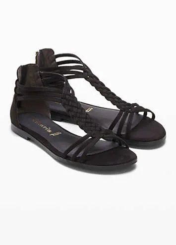 Tamaris Plaited Strap Sandals Look Again