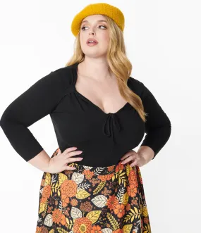 Plus Size 1930s Black Dream Big Top