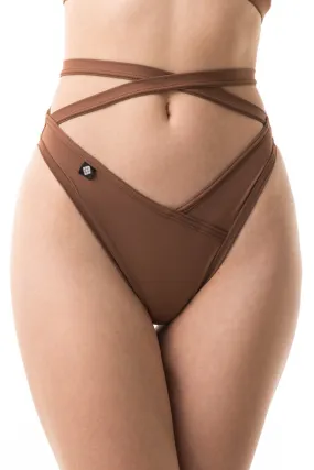 Nude 02 Poledancerka Cross Wrap Shorts