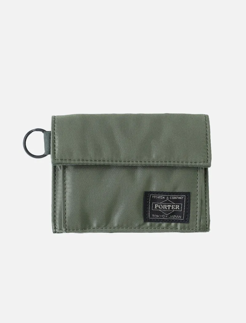 Porter Yoshida Tanker Wallet 1 Green