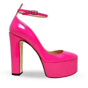 PRISCILLA Fuchsia Patent Leather