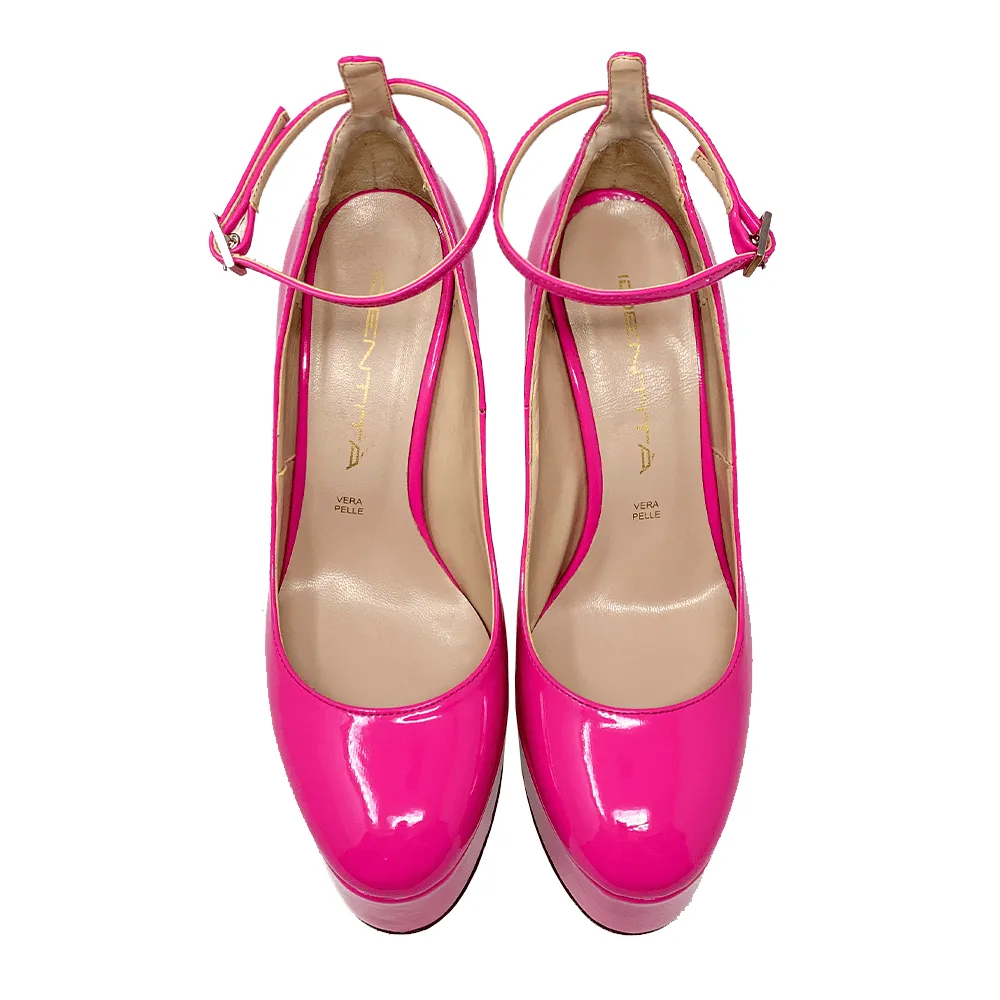 PRISCILLA Fuchsia Patent Leather