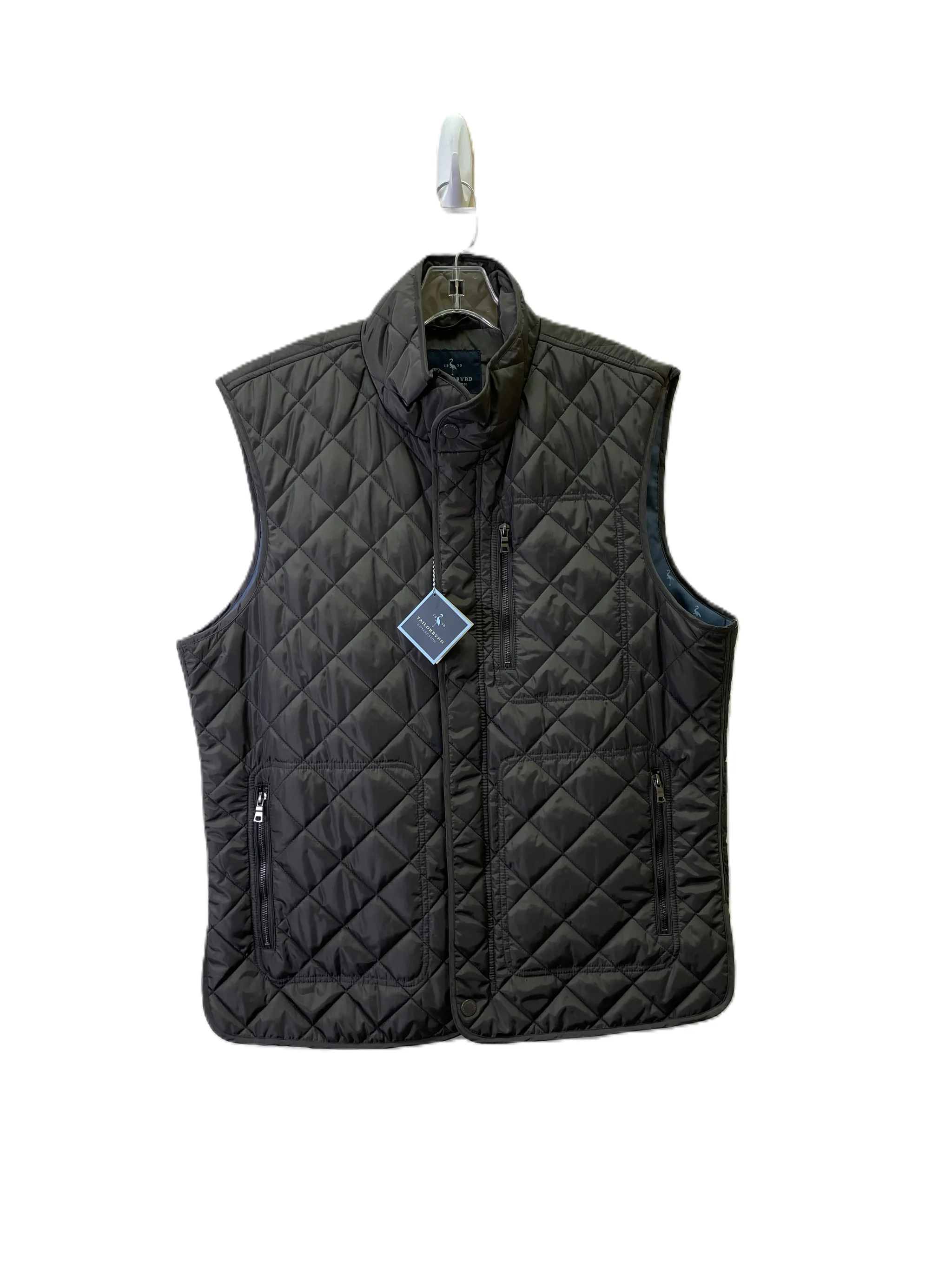 Brown Puffer Vest by Tailorbyrd in Size XL