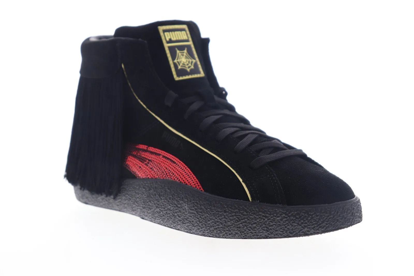 Puma Love Charlotte 37140501 Womens Black Suede Mid Top Lifestyle Sneakers Shoes