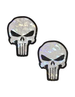 NIPPLE PASTIES PUNISHER SKULL