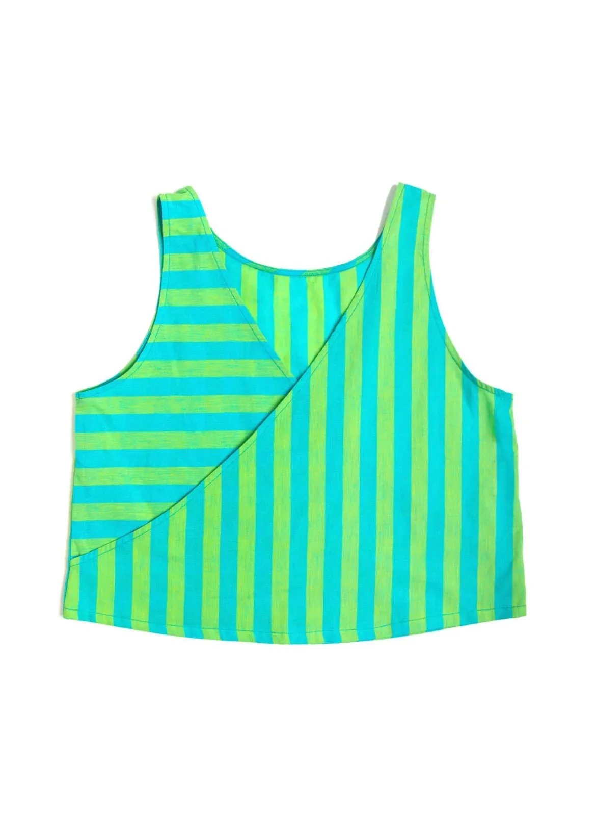 Aloe Artisan Stripe Reversible Tank by Punkwasp