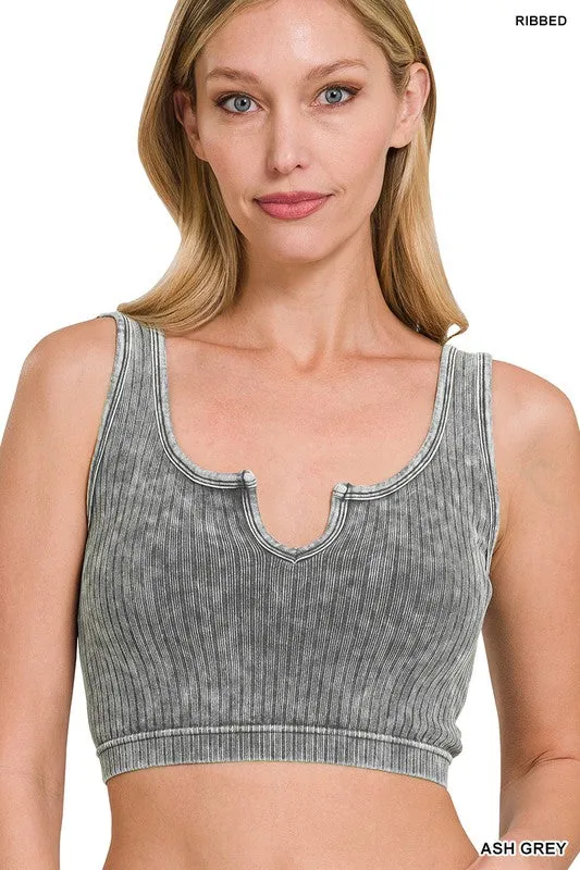 Cropped Ribbed Tank