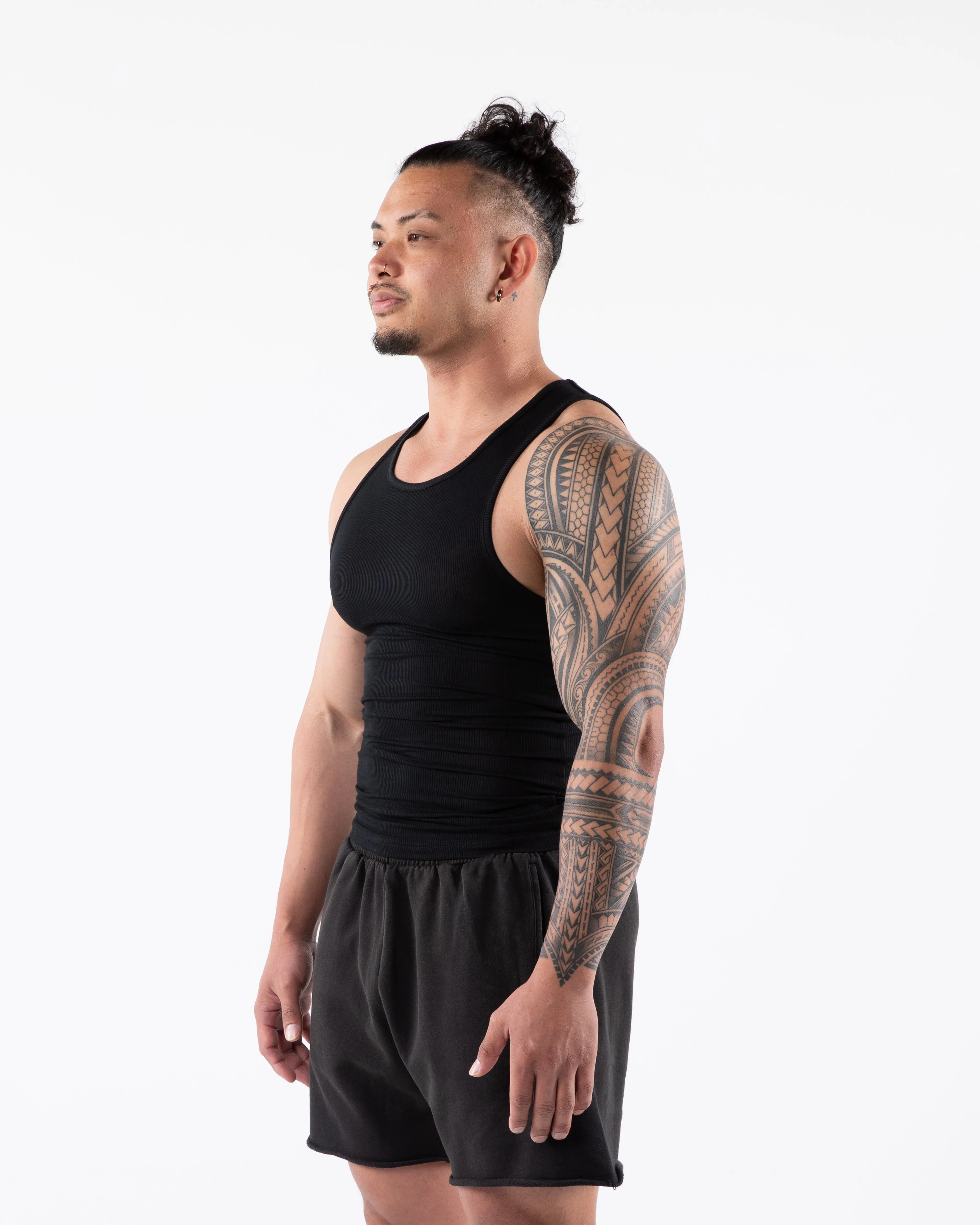 Black Ribbed Tank Top 2 Pack