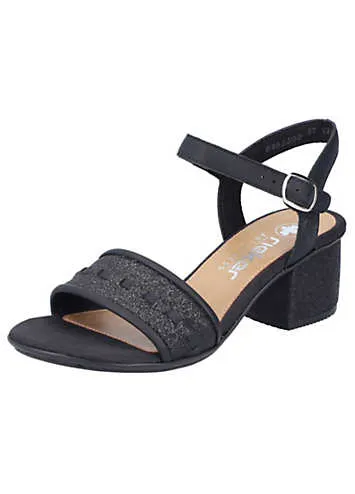 Rieker Glitter Accent Ankle Strap Sandals - Kaleidoscope