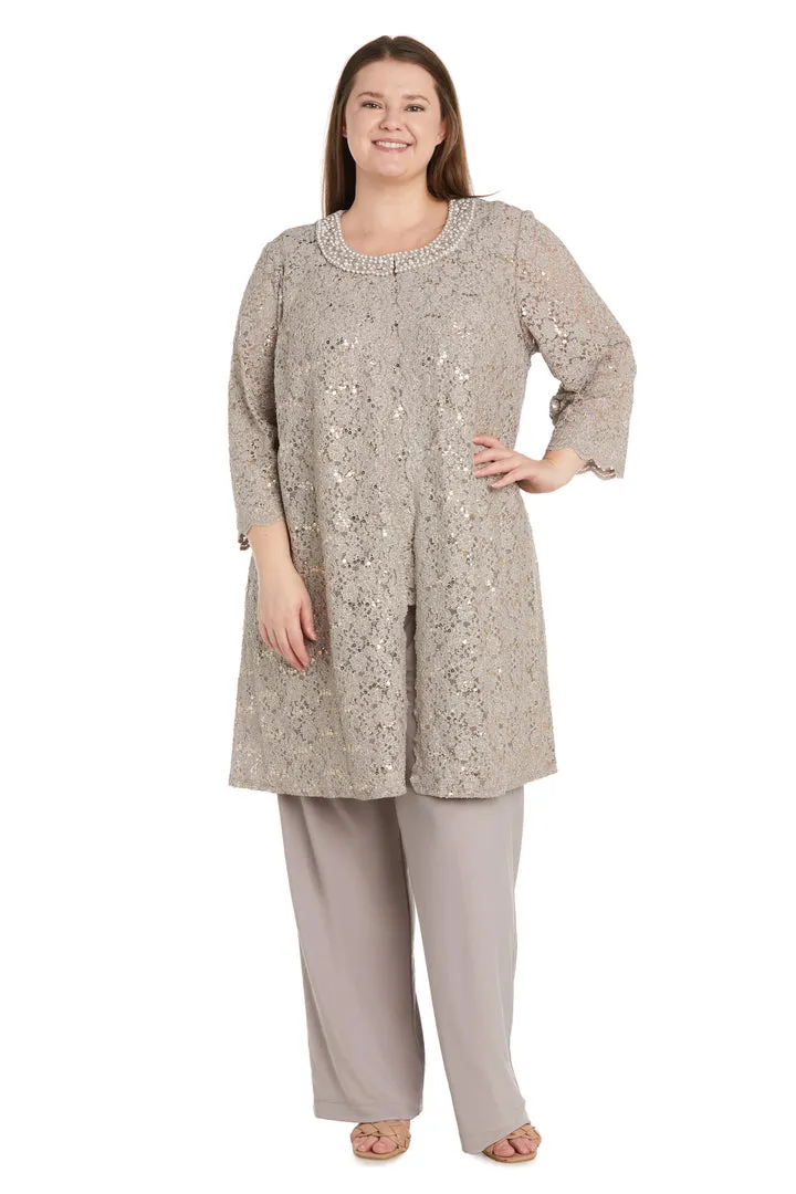 R&M Richards 1351W Plus Size Formal Jacket Pant Suit