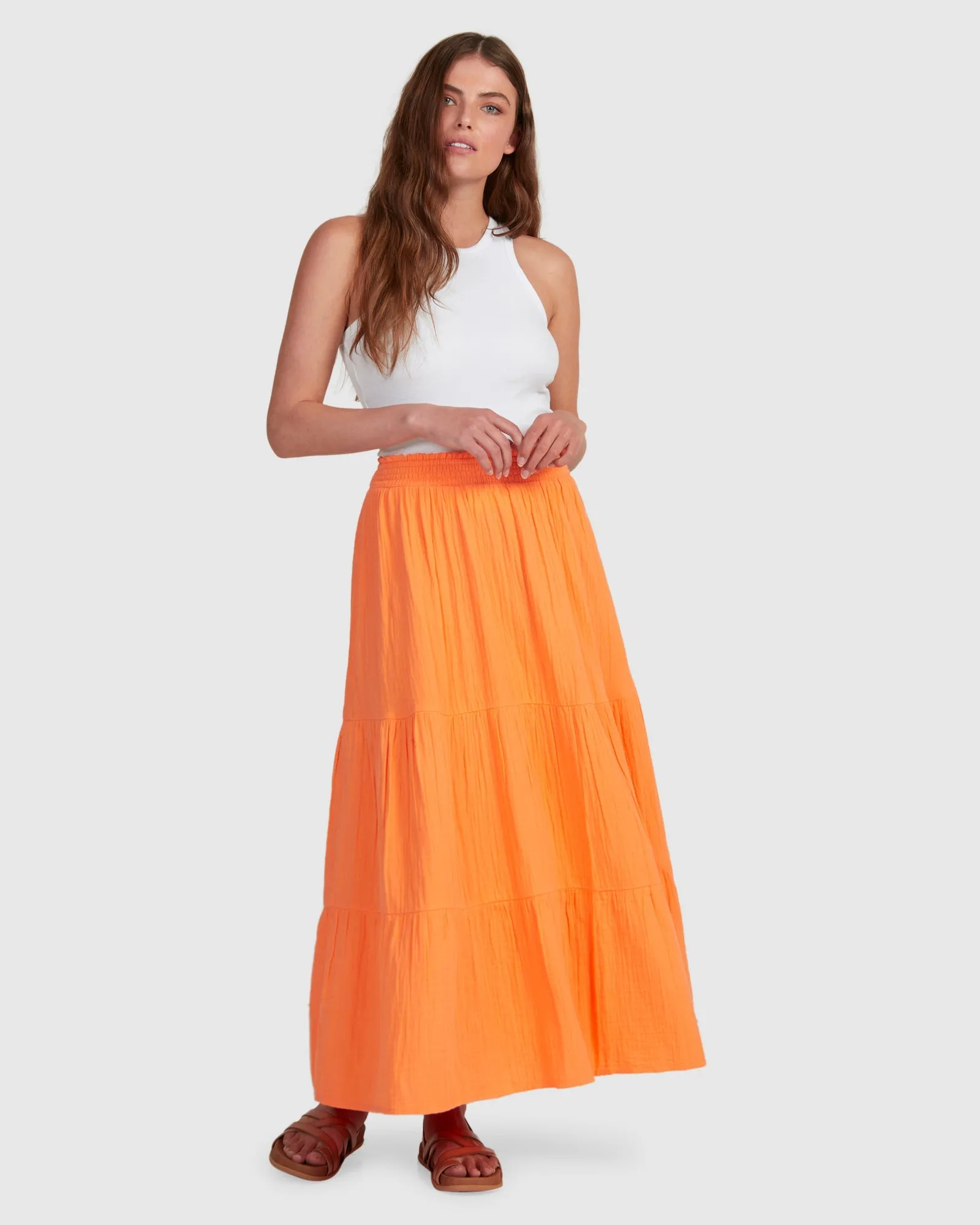 ROXY DAYS MIDI SKIRT
