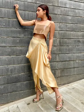 Silk Satin Skirt for Women